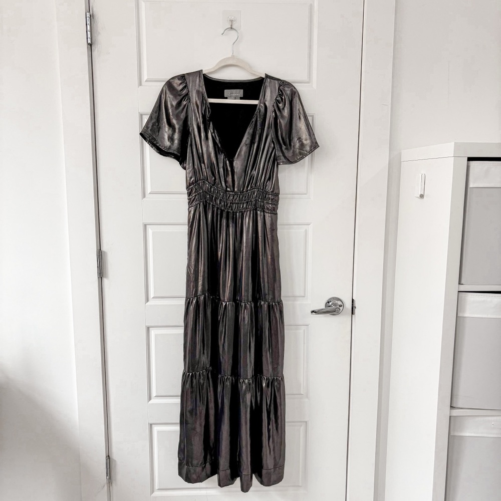 by Anthropologie The Somerset Maxi Dress Shine - Picture 5 of 12